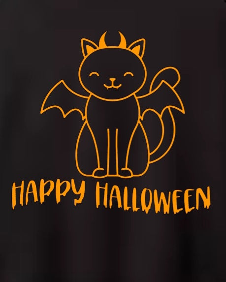 Cat happy halloween Adult and Youth