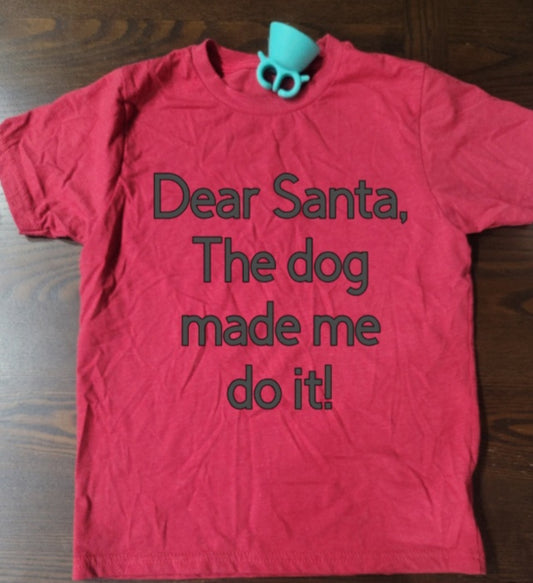 Dear santa the dog made me do it